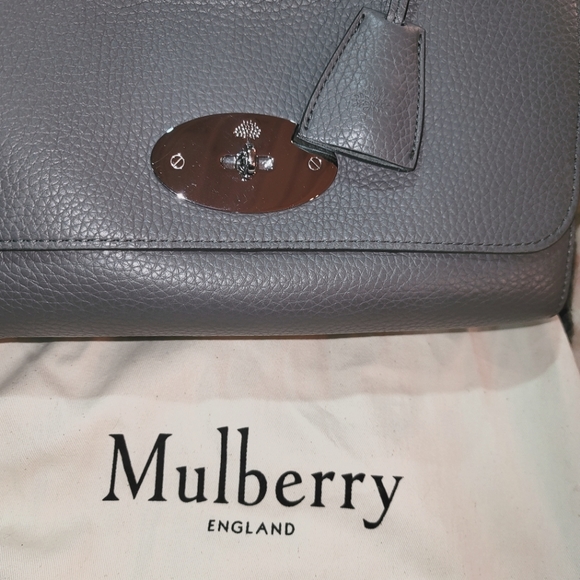 Medium redesign lily in their new heavy grain leather charcoal grey SHW - Picture 7 of 8